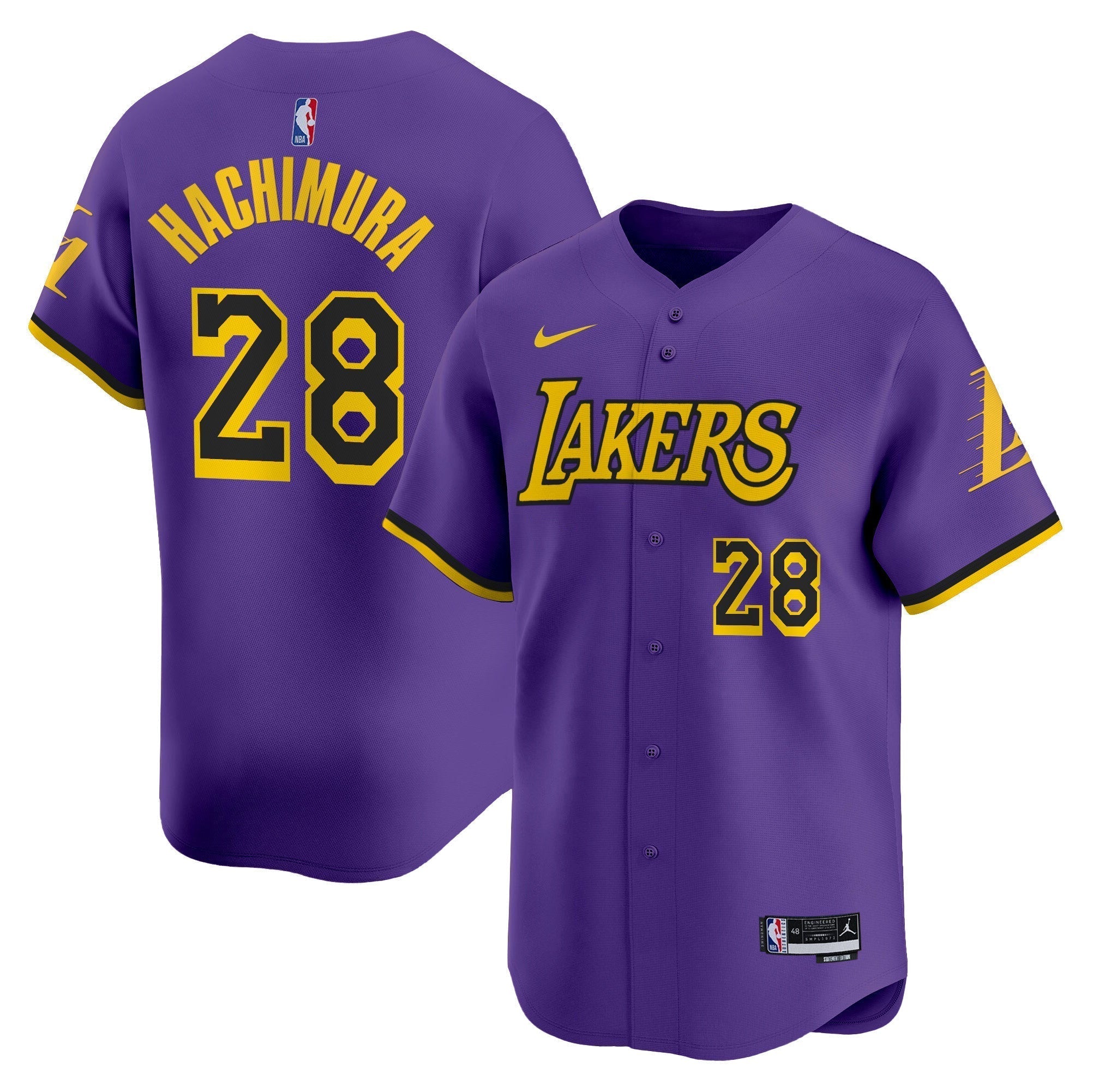 LAL Vapor Baseball Jersey - Stitched