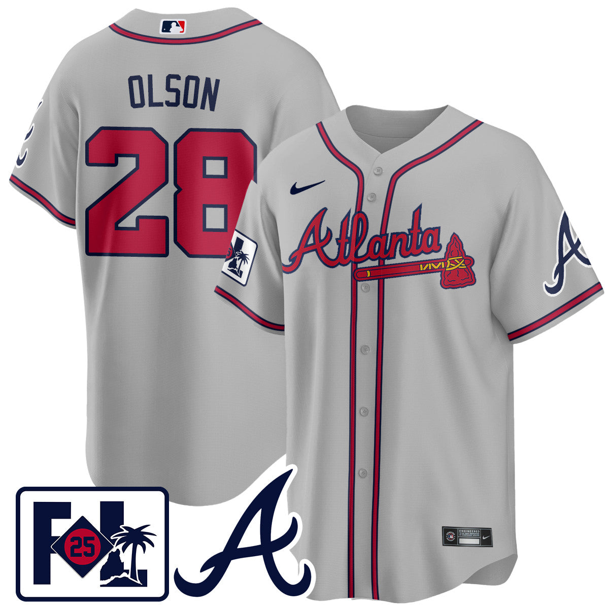 ATL 2025 Spring Training Jersey - Stitched