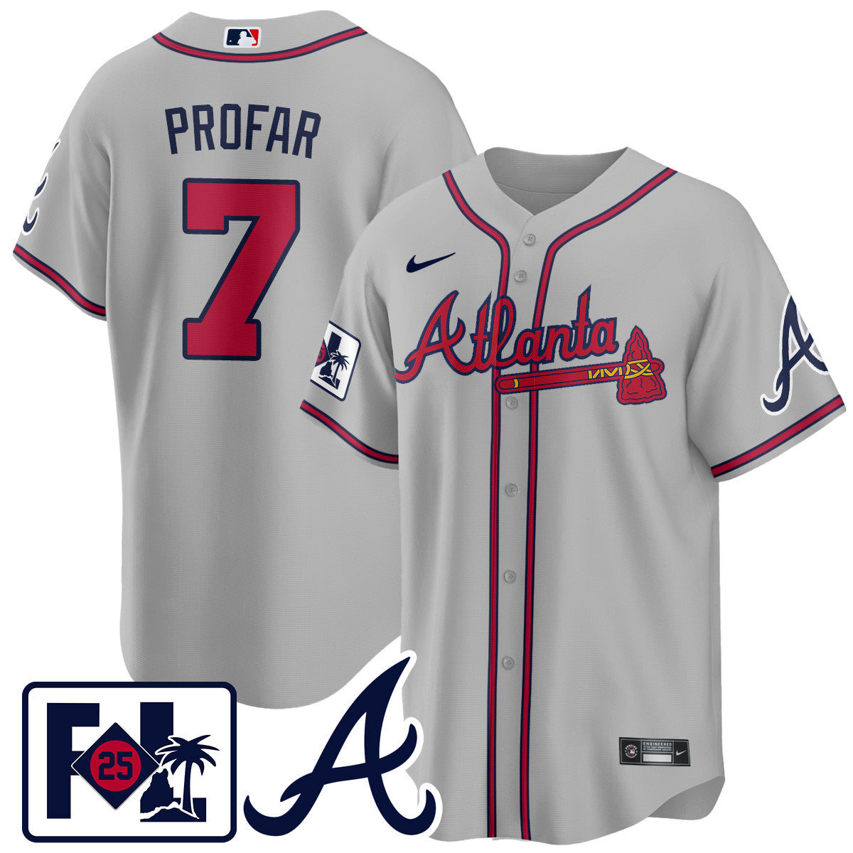 ATL 2025 Spring Training Jersey - Stitched