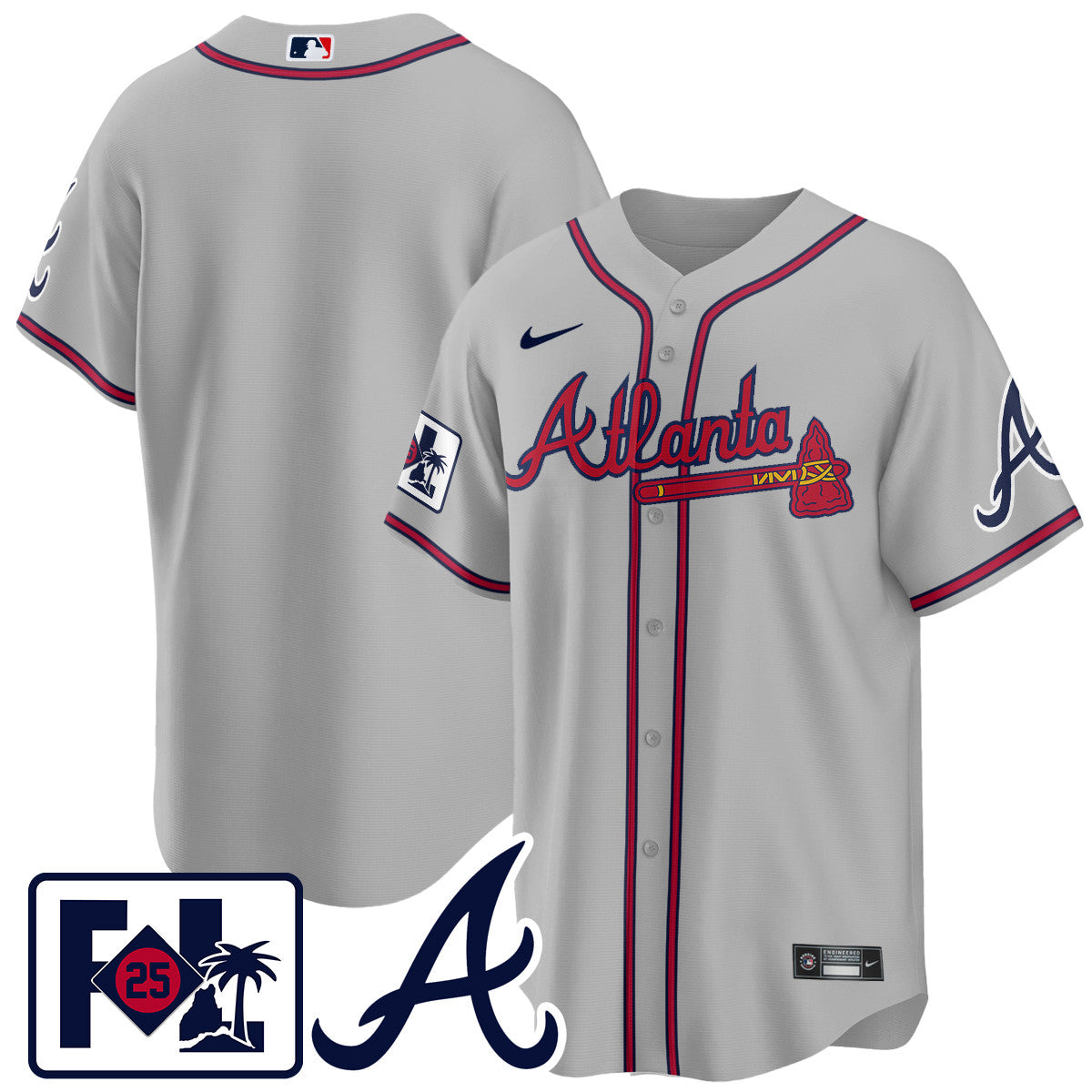 ATL 2025 Spring Training Jersey - Stitched