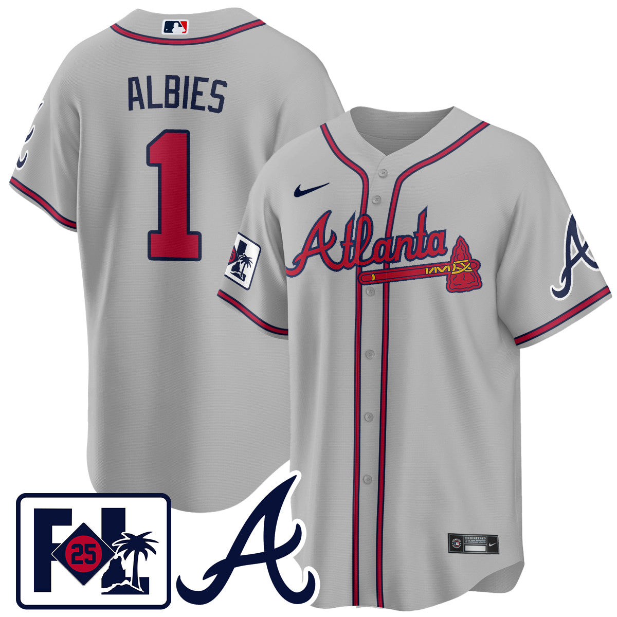 ATL 2025 Spring Training Jersey - Stitched