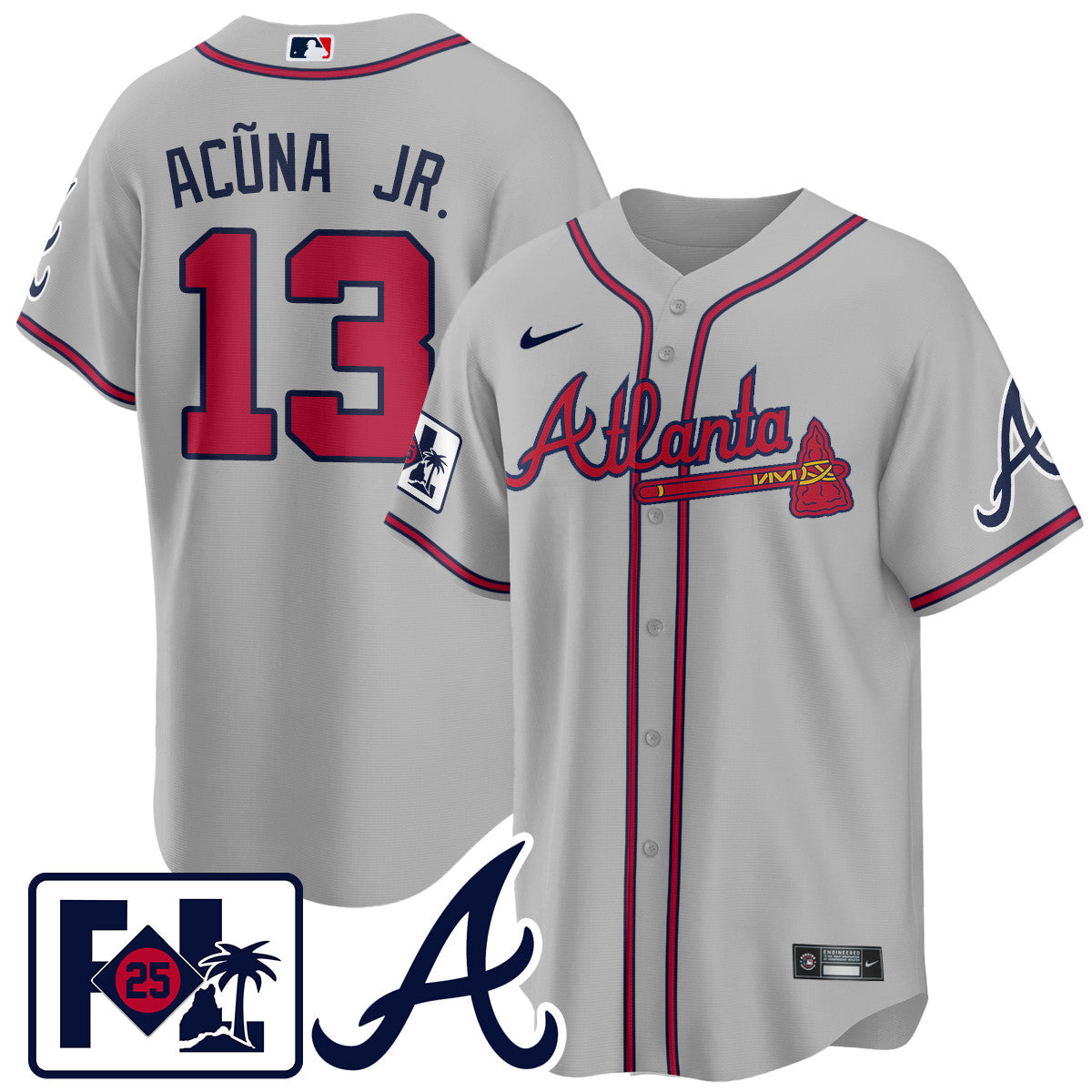 ATL 2025 Spring Training Jersey - Stitched