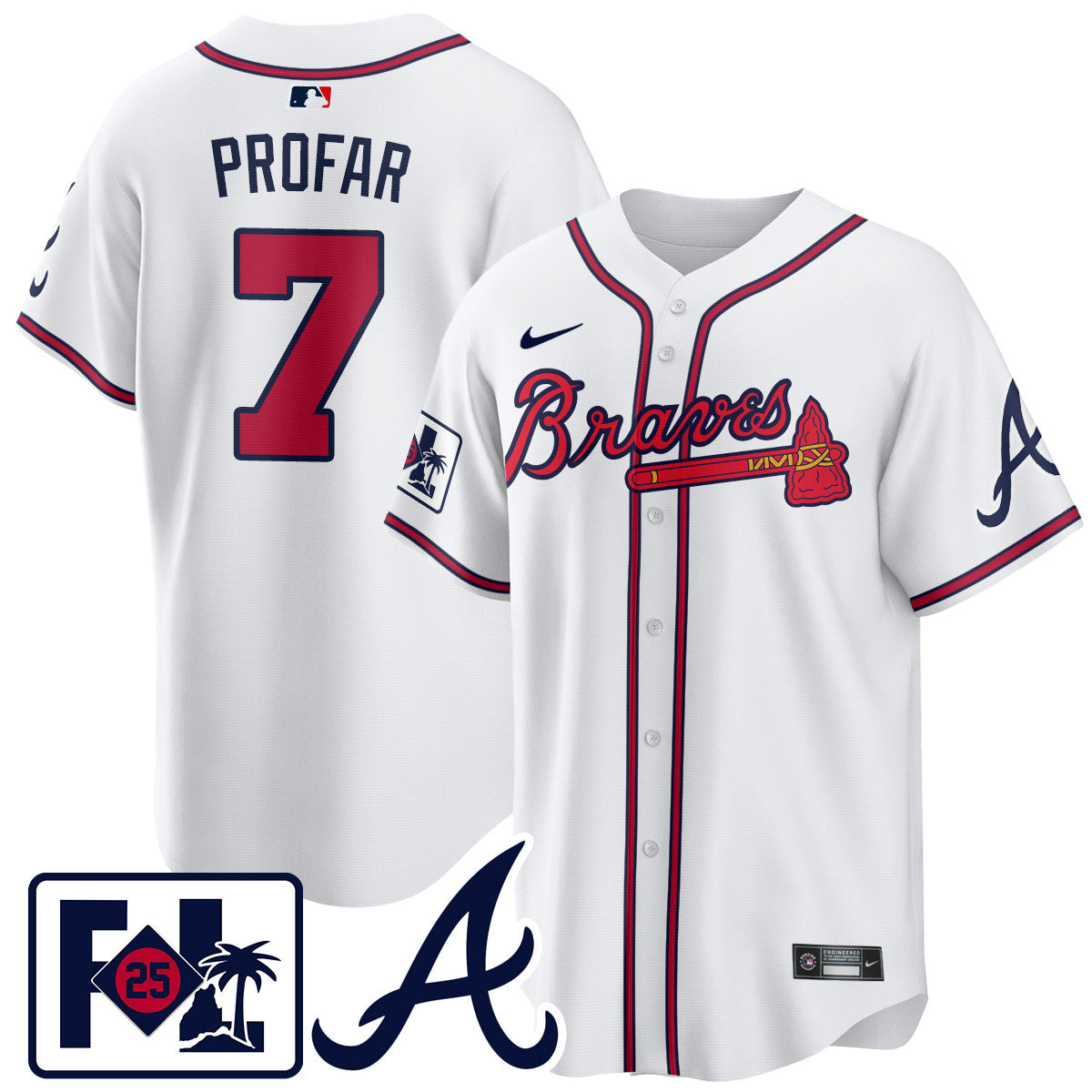 ATL 2025 Spring Training Jersey - Stitched
