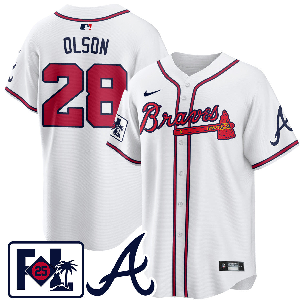 ATL 2025 Spring Training Jersey - Stitched