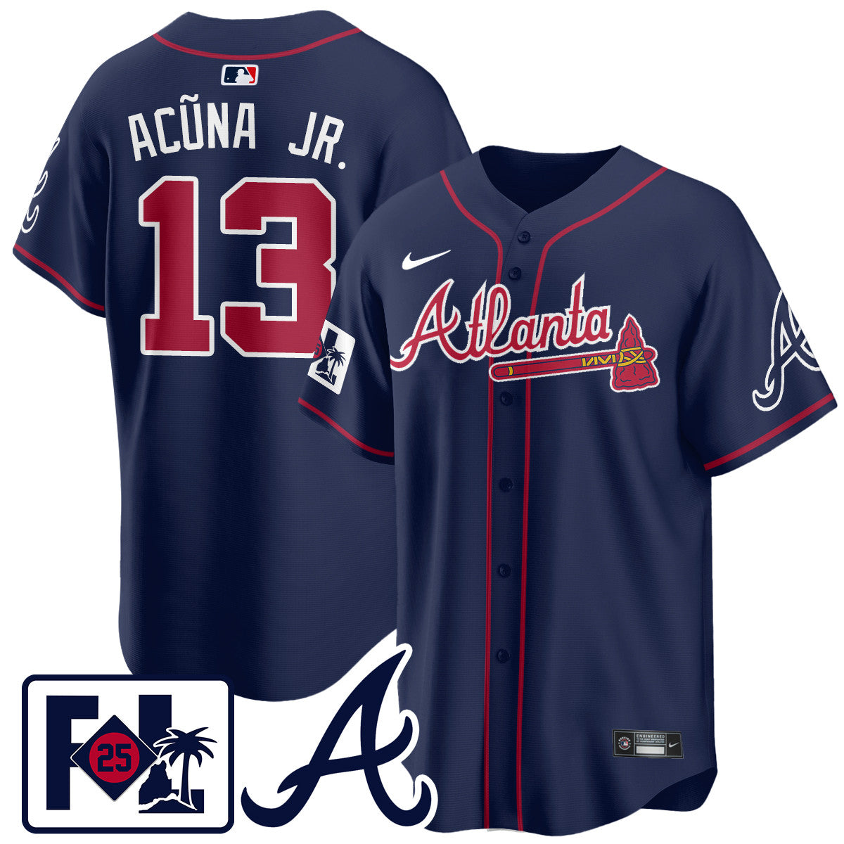 ATL 2025 Spring Training Jersey - Stitched