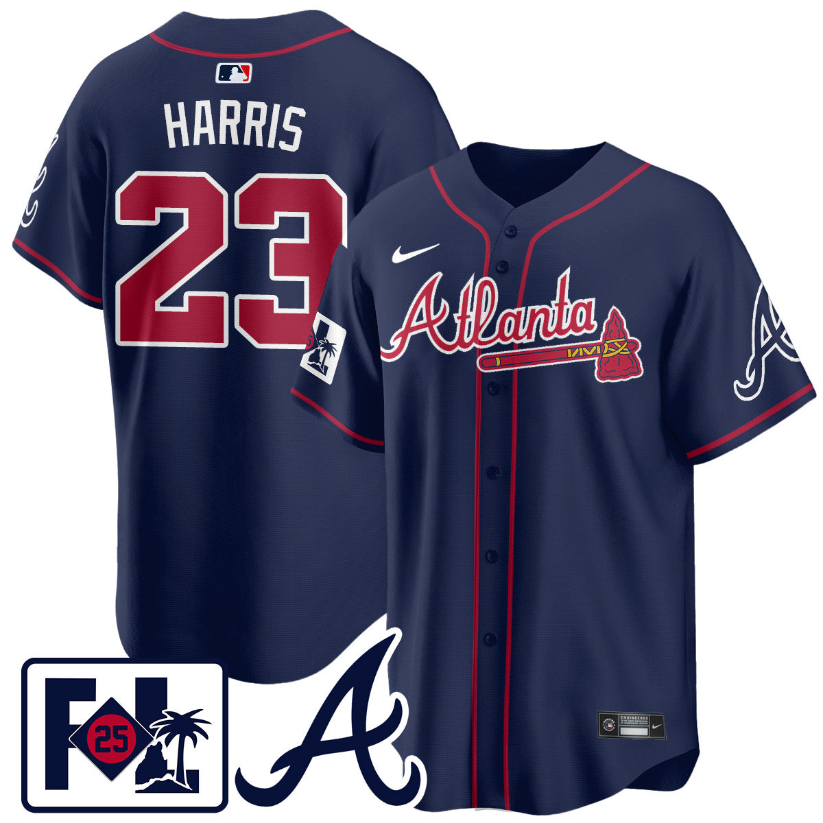 ATL 2025 Spring Training Jersey - Stitched