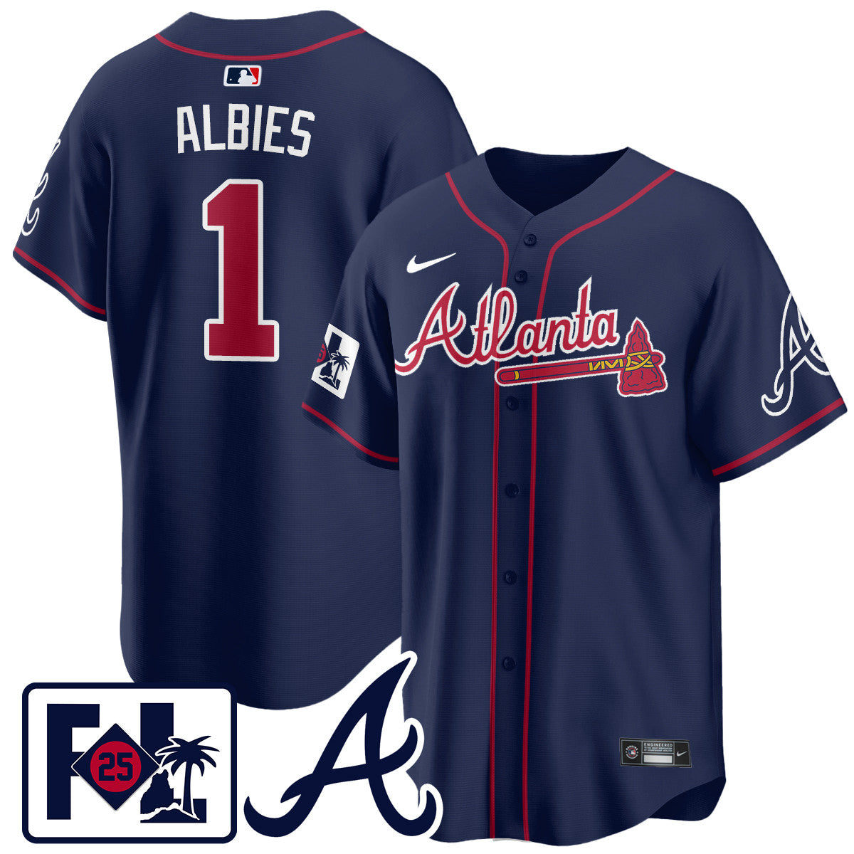 ATL 2025 Spring Training Jersey - Stitched
