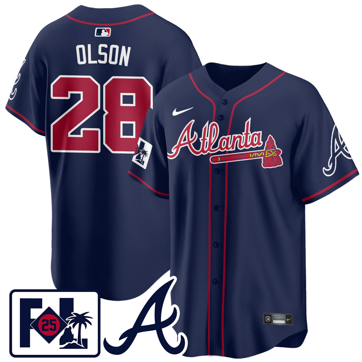 ATL 2025 Spring Training Jersey - Stitched
