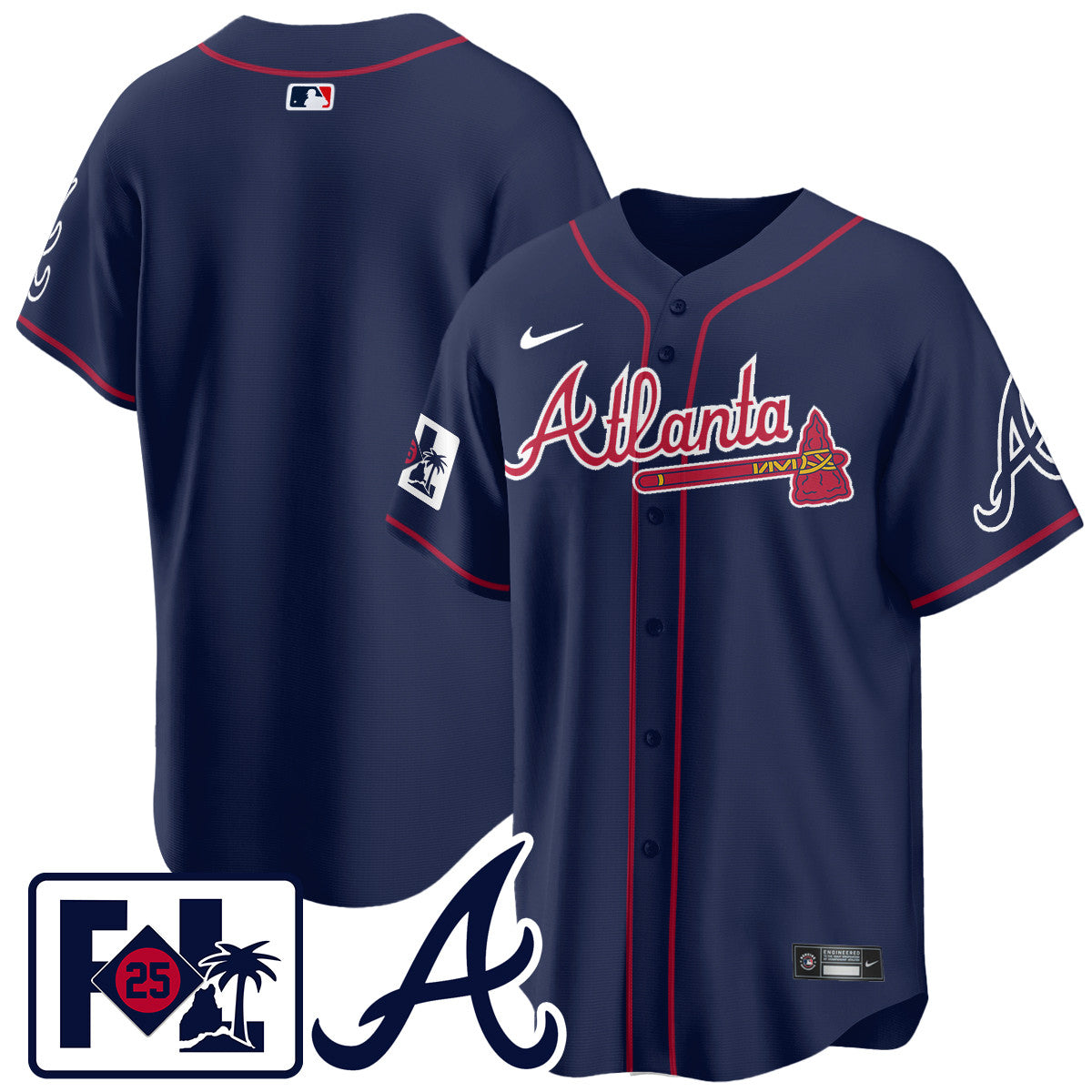ATL 2025 Spring Training Jersey - Stitched