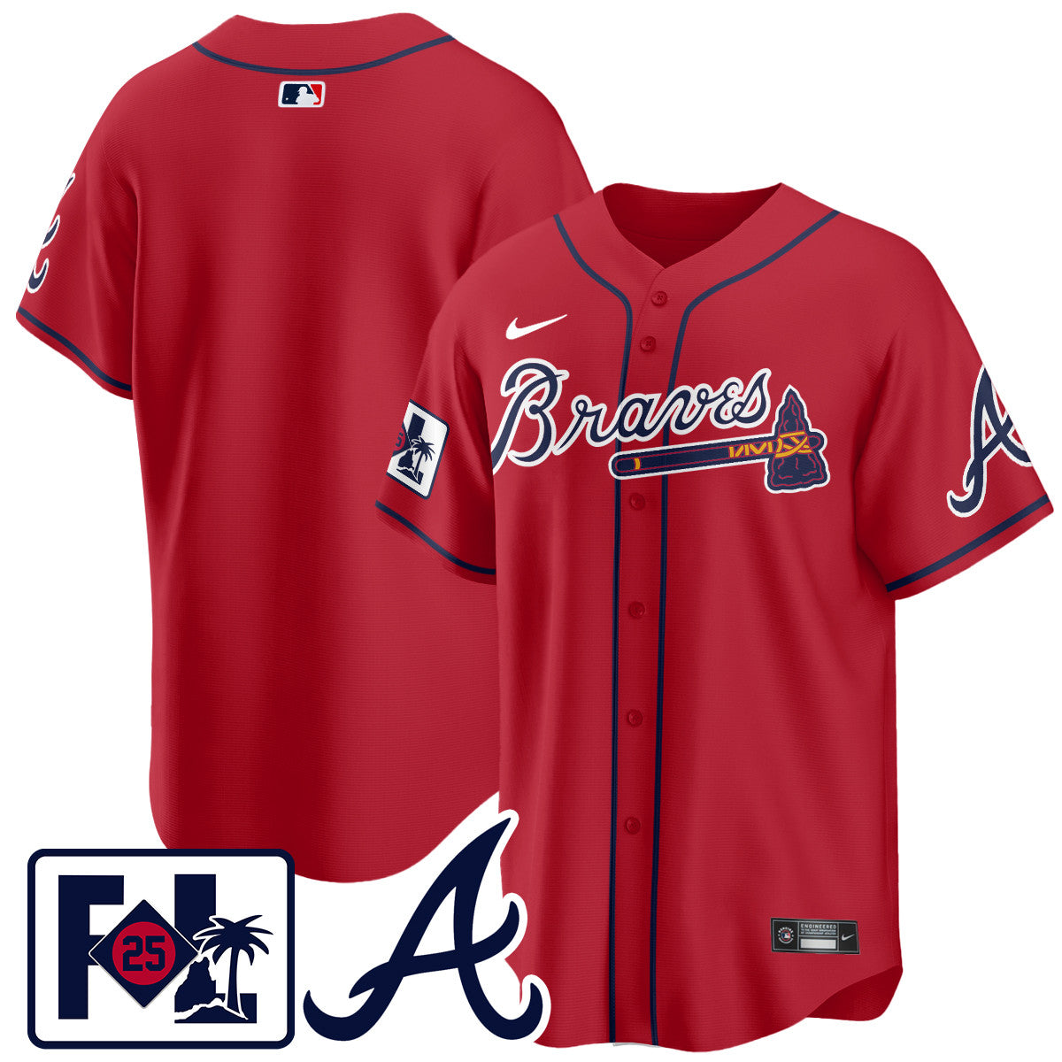 ATL 2025 Spring Training Jersey - Stitched
