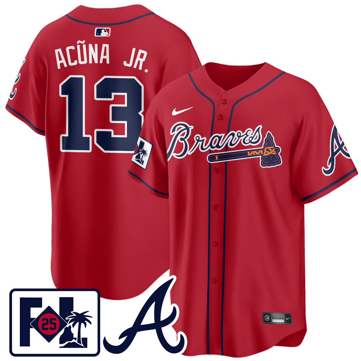ATL 2025 Spring Training Jersey - Stitched