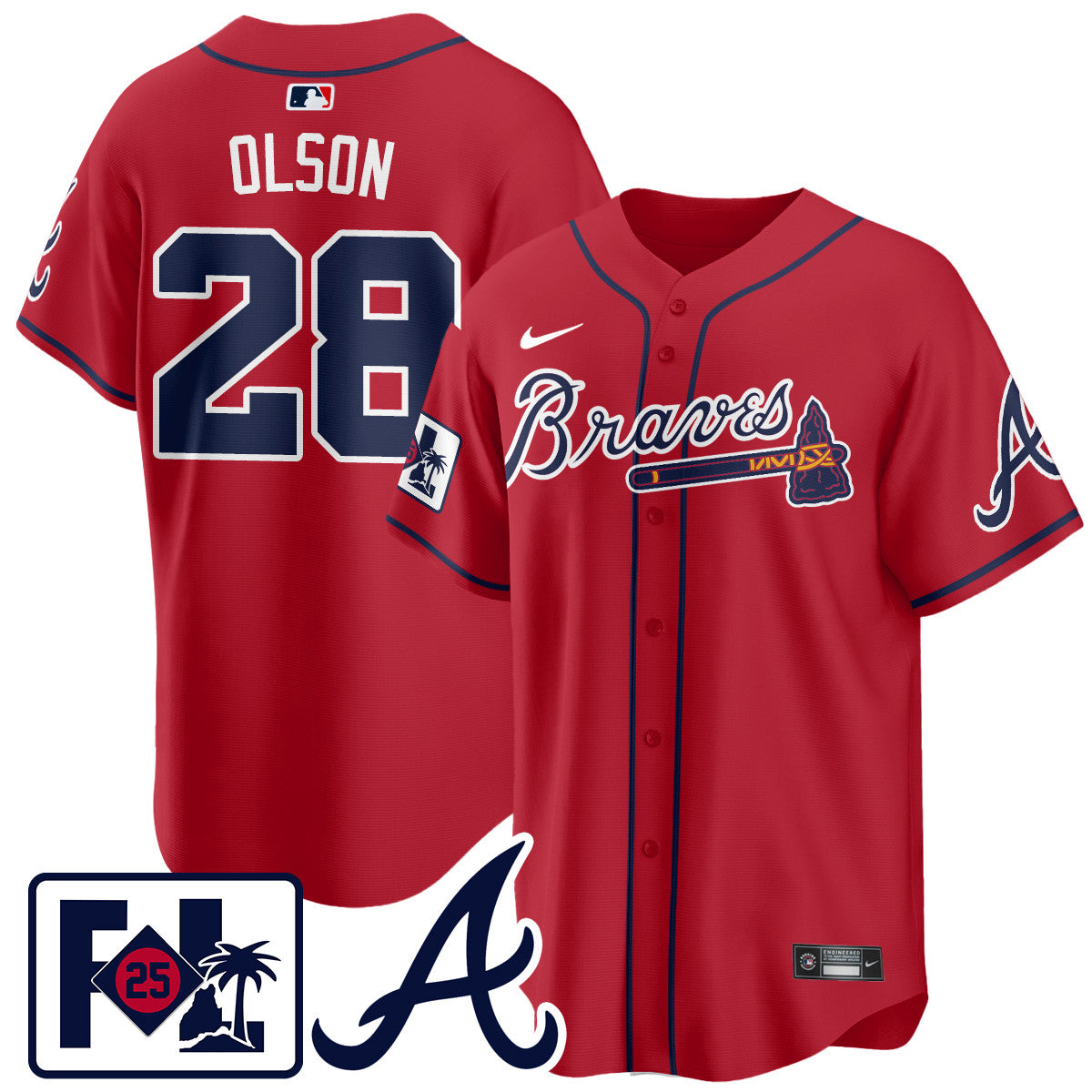 ATL 2025 Spring Training Jersey - Stitched