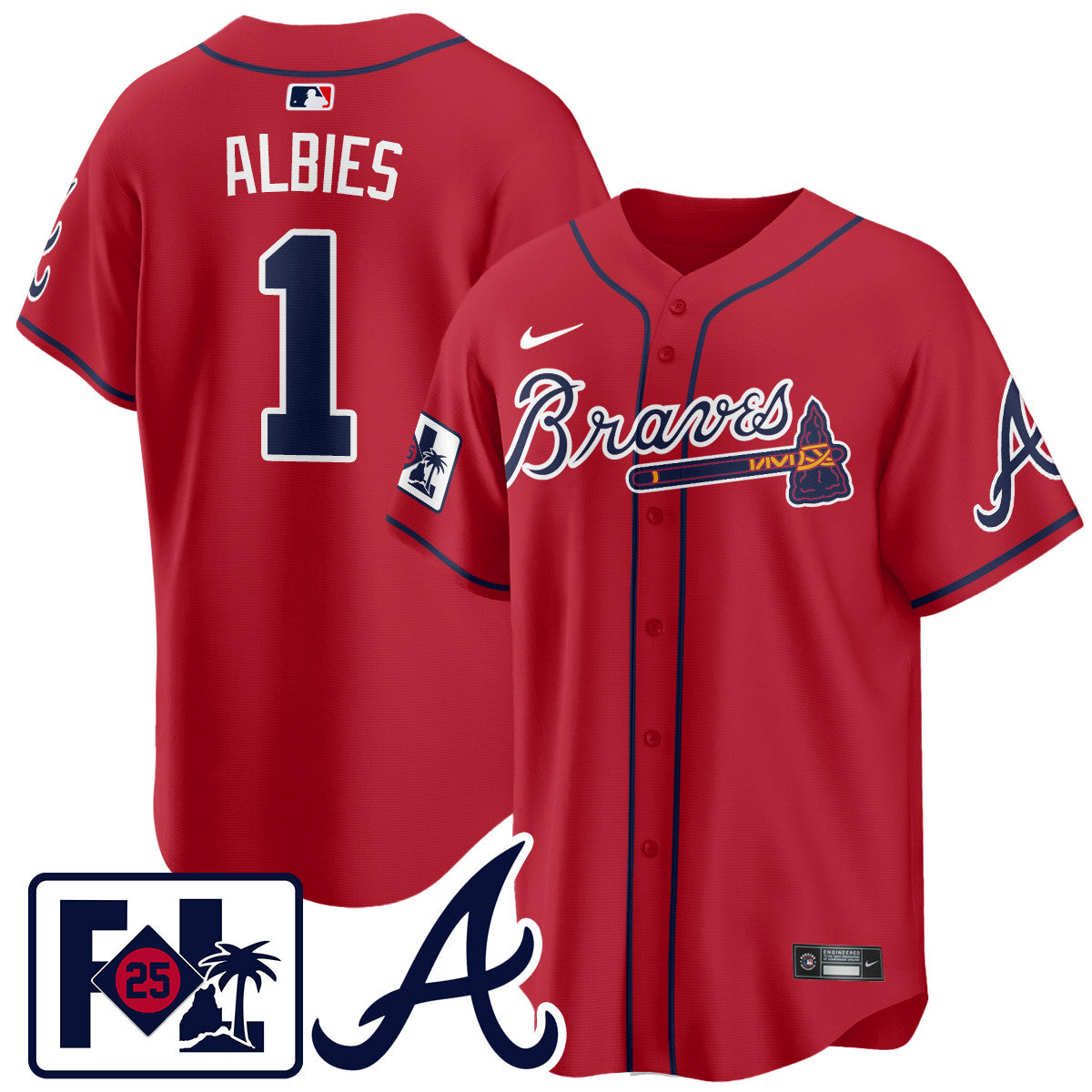 ATL 2025 Spring Training Jersey - Stitched