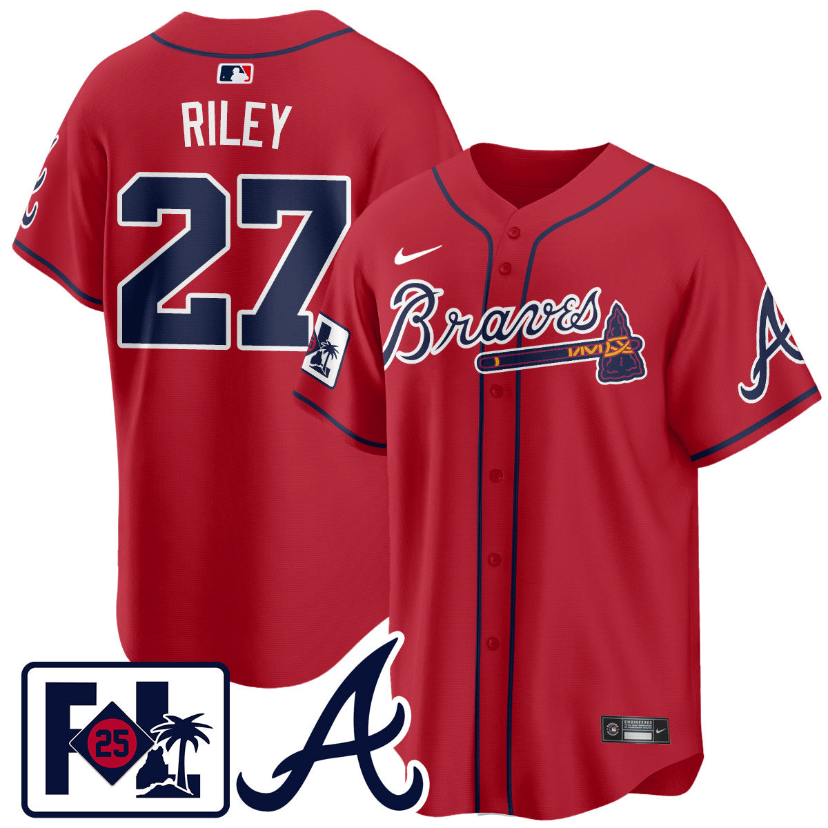 ATL 2025 Spring Training Jersey - Stitched