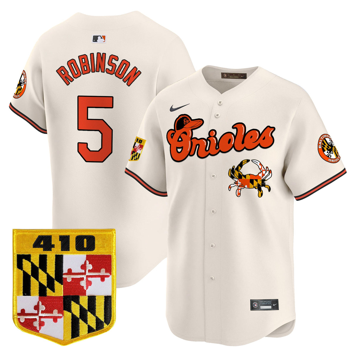 BAL 410 & Chesapeake Crab Patch Vapor Premier Limited Jersey - Stitched