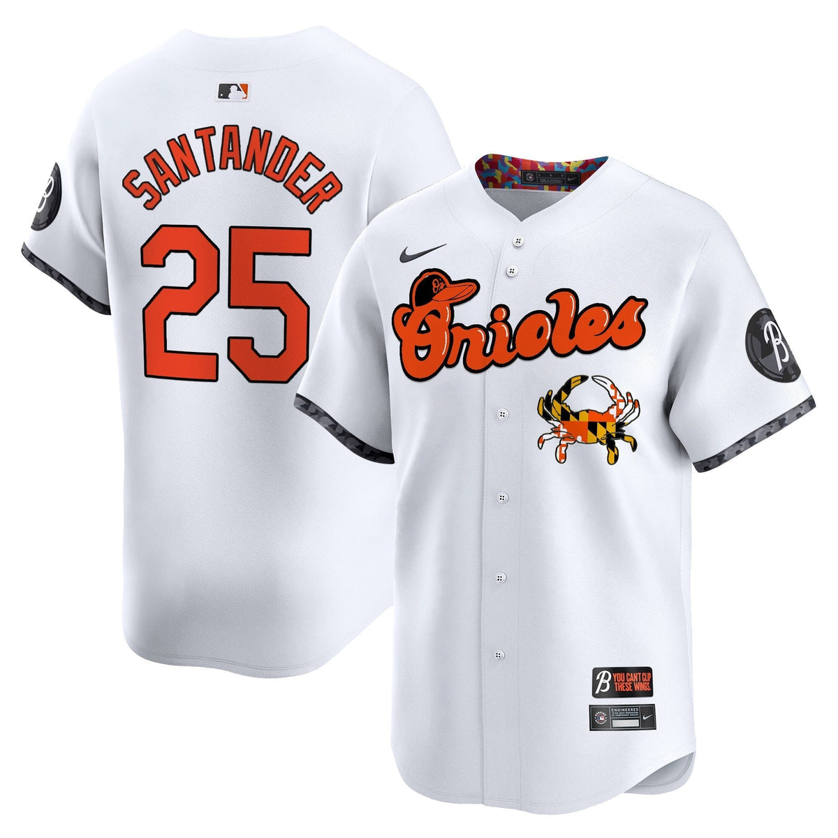 BAL Maryland Blue Crab Vapor Premier Limited Jersey - Stitched