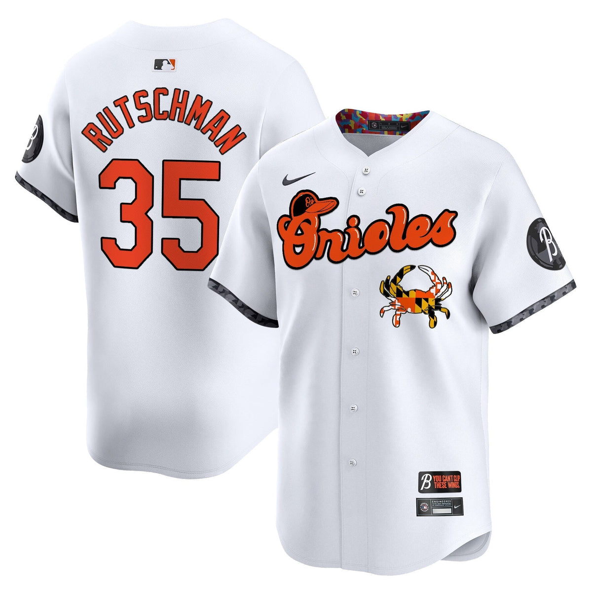 BAL Maryland Blue Crab Vapor Premier Limited Jersey - Stitched