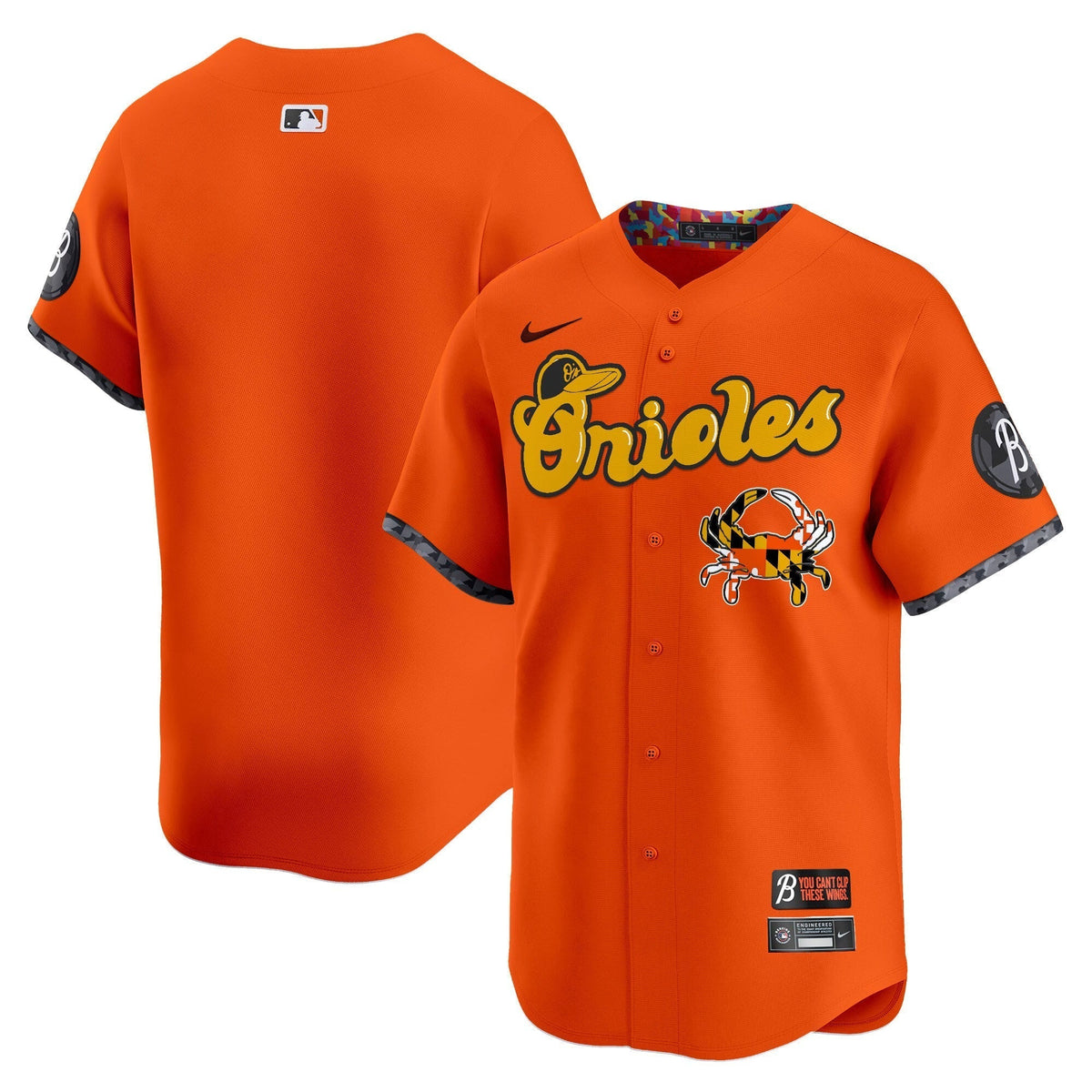 BAL Maryland Blue Crab Vapor Premier Limited Jersey - Stitched
