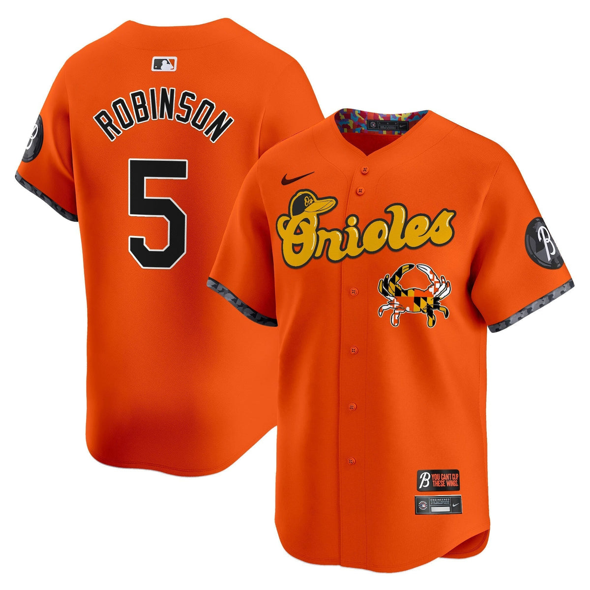 BAL Maryland Blue Crab Vapor Premier Limited Jersey - Stitched