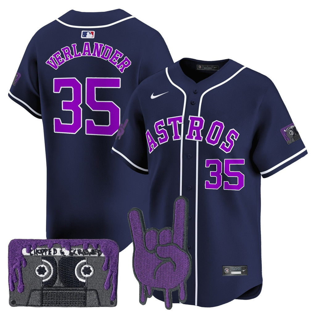 HOU DJ Screw Patch Vapor Premier Limited Jersey - Stitched