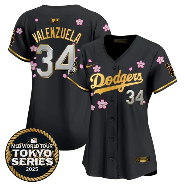 Women's Dodgers Tokyo Series 2025 Vapor Premier Limited Jersey V2 - Stitched
