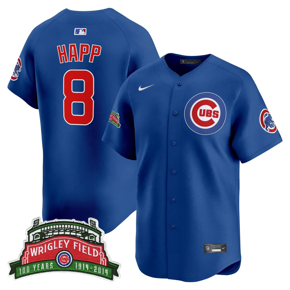 CHC Wrigley Field Style Vapor Premier Limited Jersey - Stitched