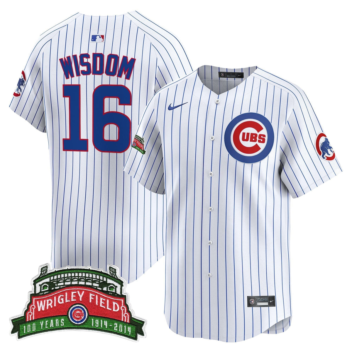 CHC Wrigley Field Style Vapor Premier Limited Jersey - Stitched