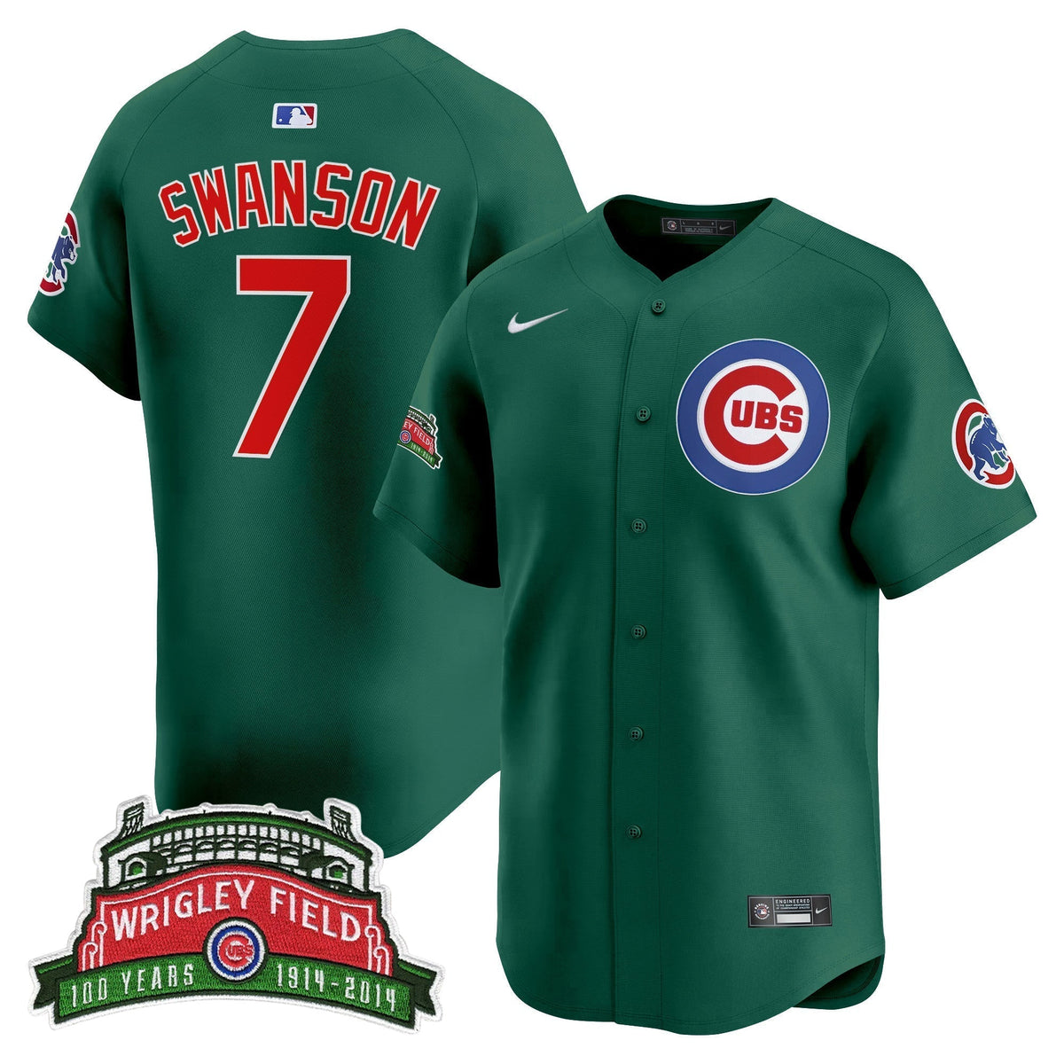 CHC Wrigley Field Style Vapor Premier Limited Jersey - Stitched