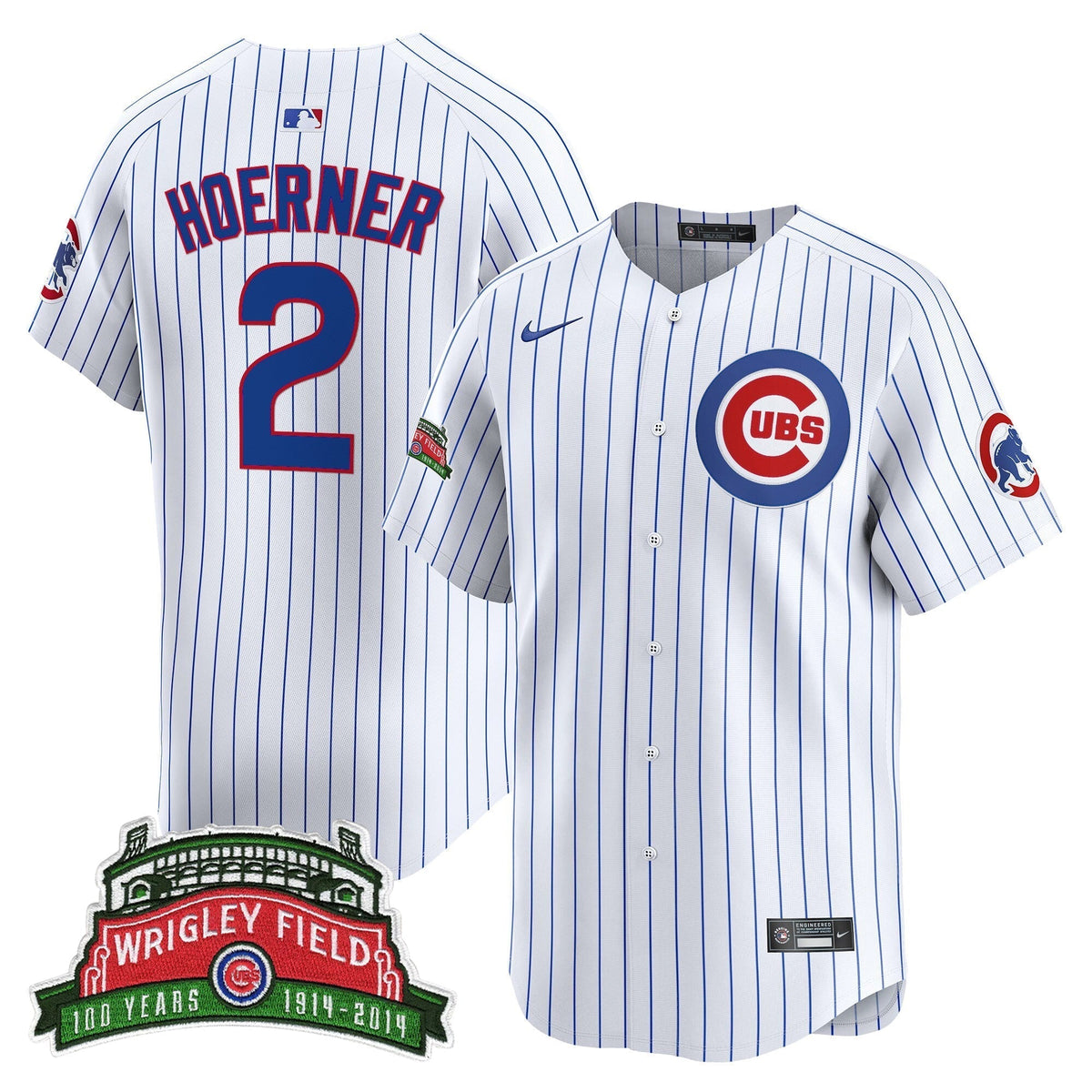 CHC Wrigley Field Style Vapor Premier Limited Jersey - Stitched