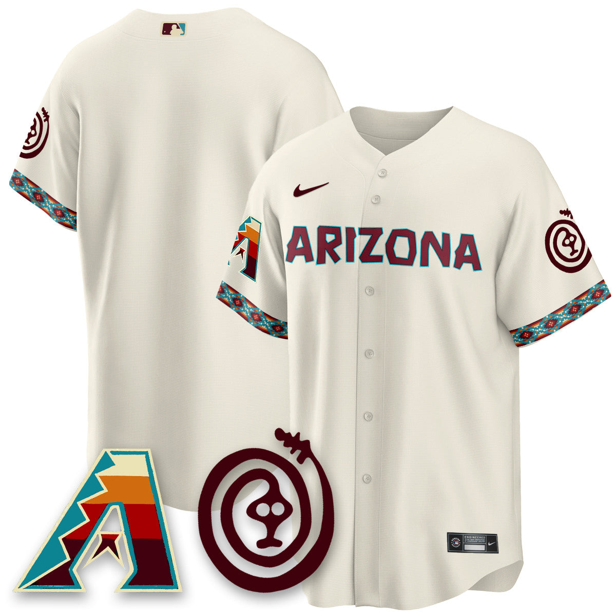 ARI City Connect Concept Jersey V2 - Stitched