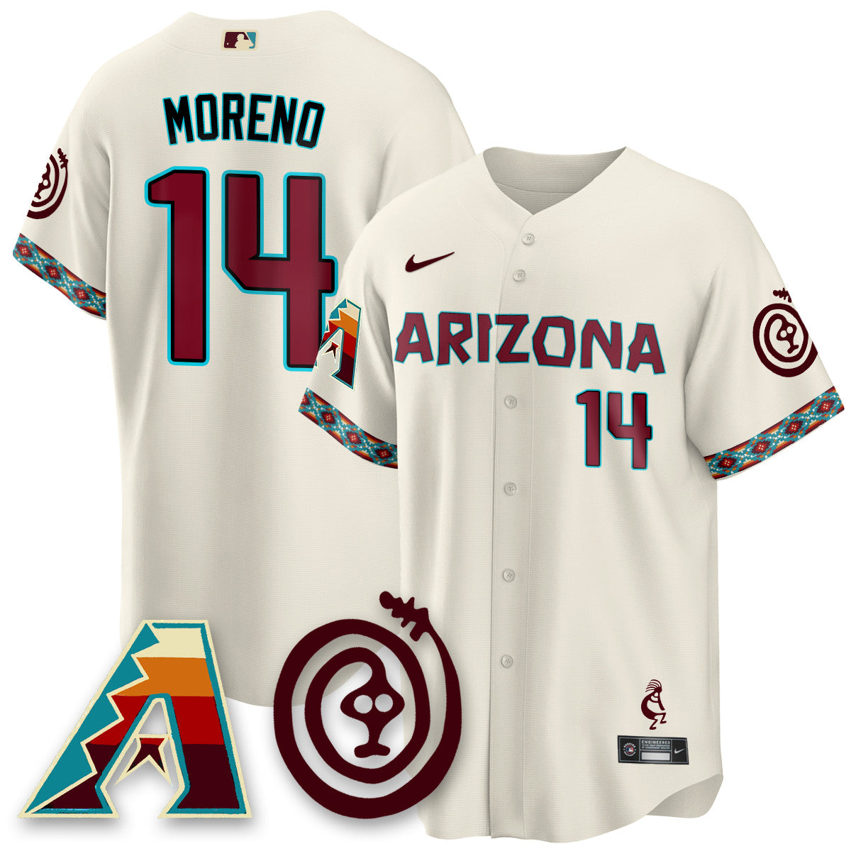 ARI City Connect Concept Jersey V2 - Stitched