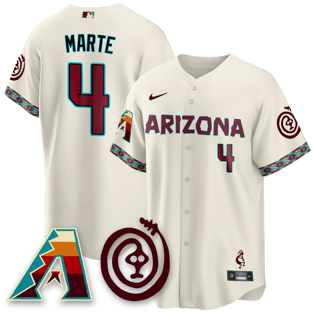 ARI City Connect Concept Jersey V2 - Stitched