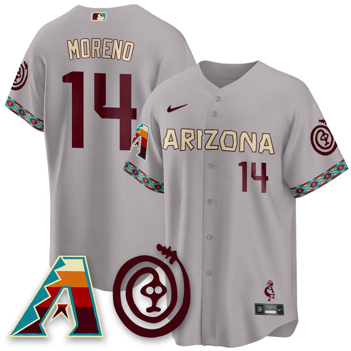 ARI City Connect Concept Jersey V2 - Stitched