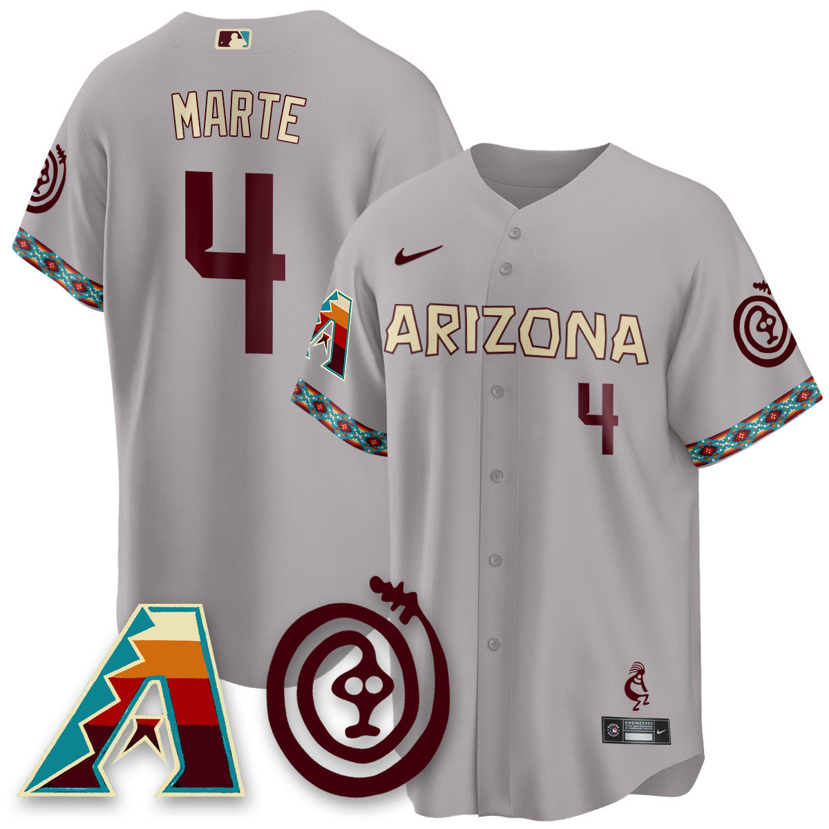 ARI City Connect Concept Jersey V2 - Stitched