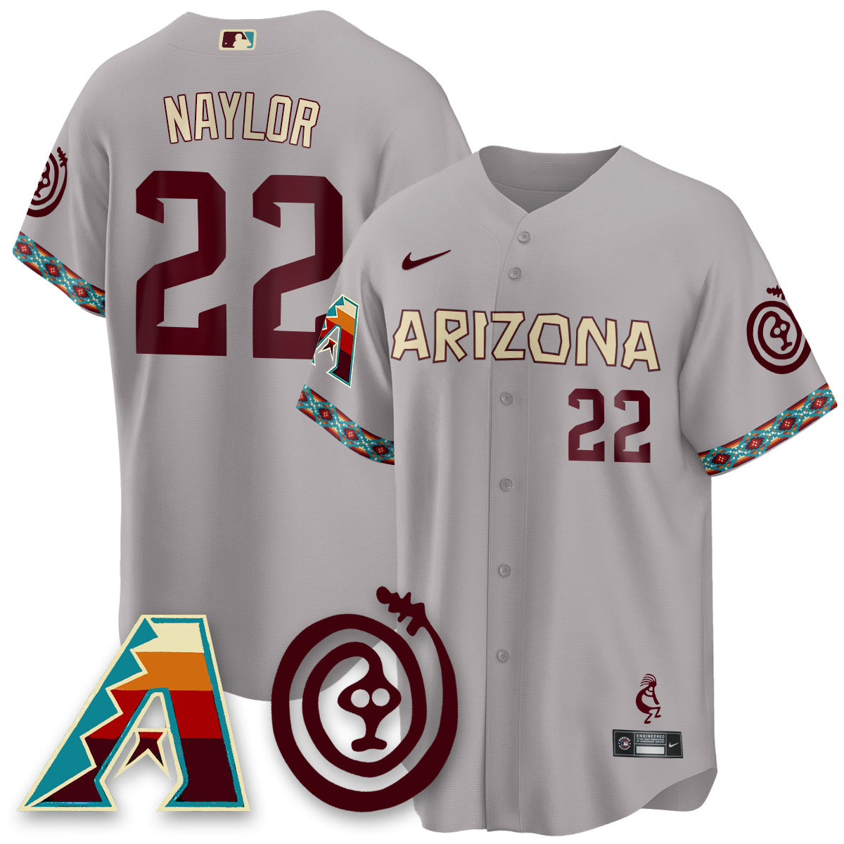 ARI City Connect Concept Jersey V2 - Stitched
