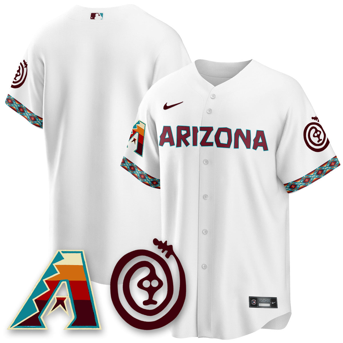 ARI City Connect Concept Jersey V2 - Stitched