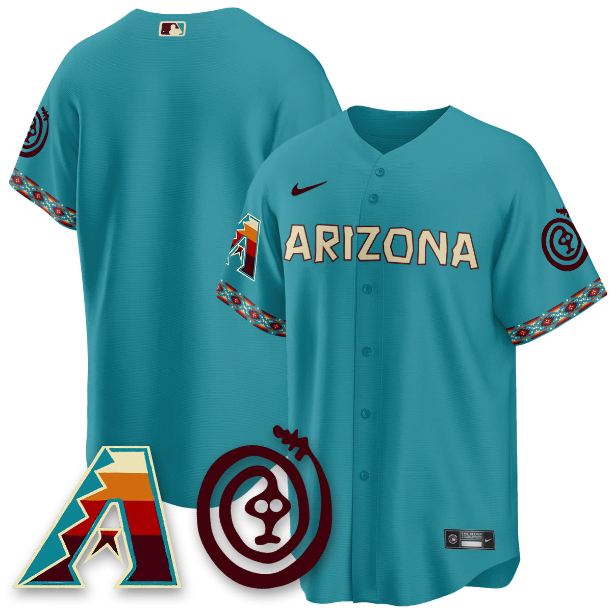 ARI City Connect Concept Jersey V2 - Stitched