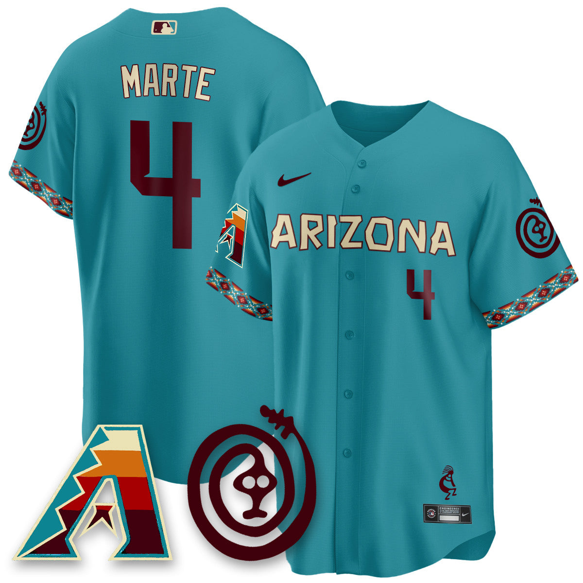 ARI City Connect Concept Jersey V2 - Stitched