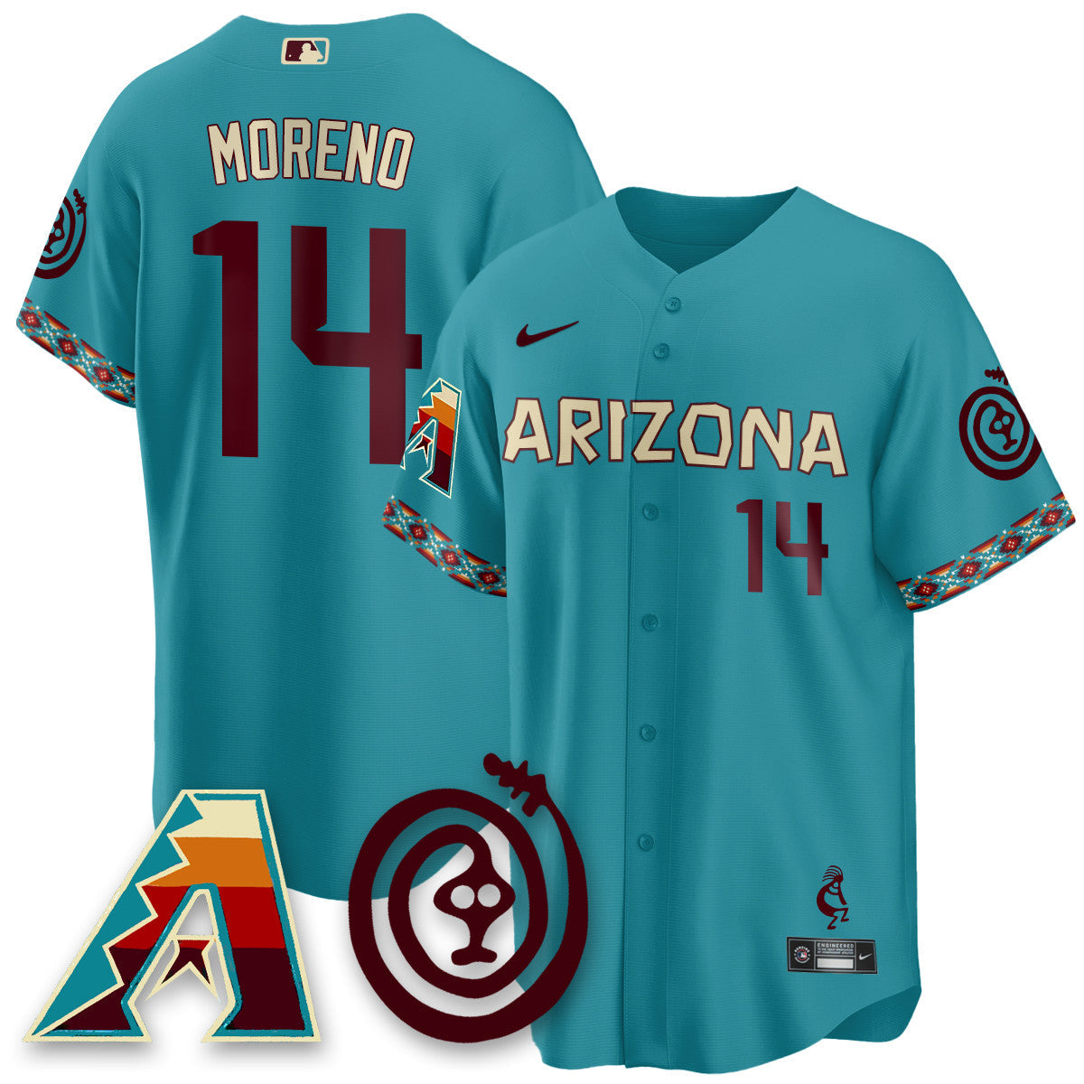 ARI City Connect Concept Jersey V2 - Stitched