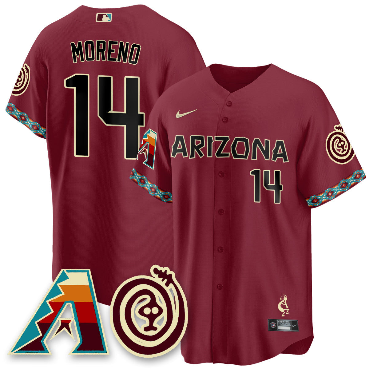 ARI City Connect Concept Jersey V2 - Stitched