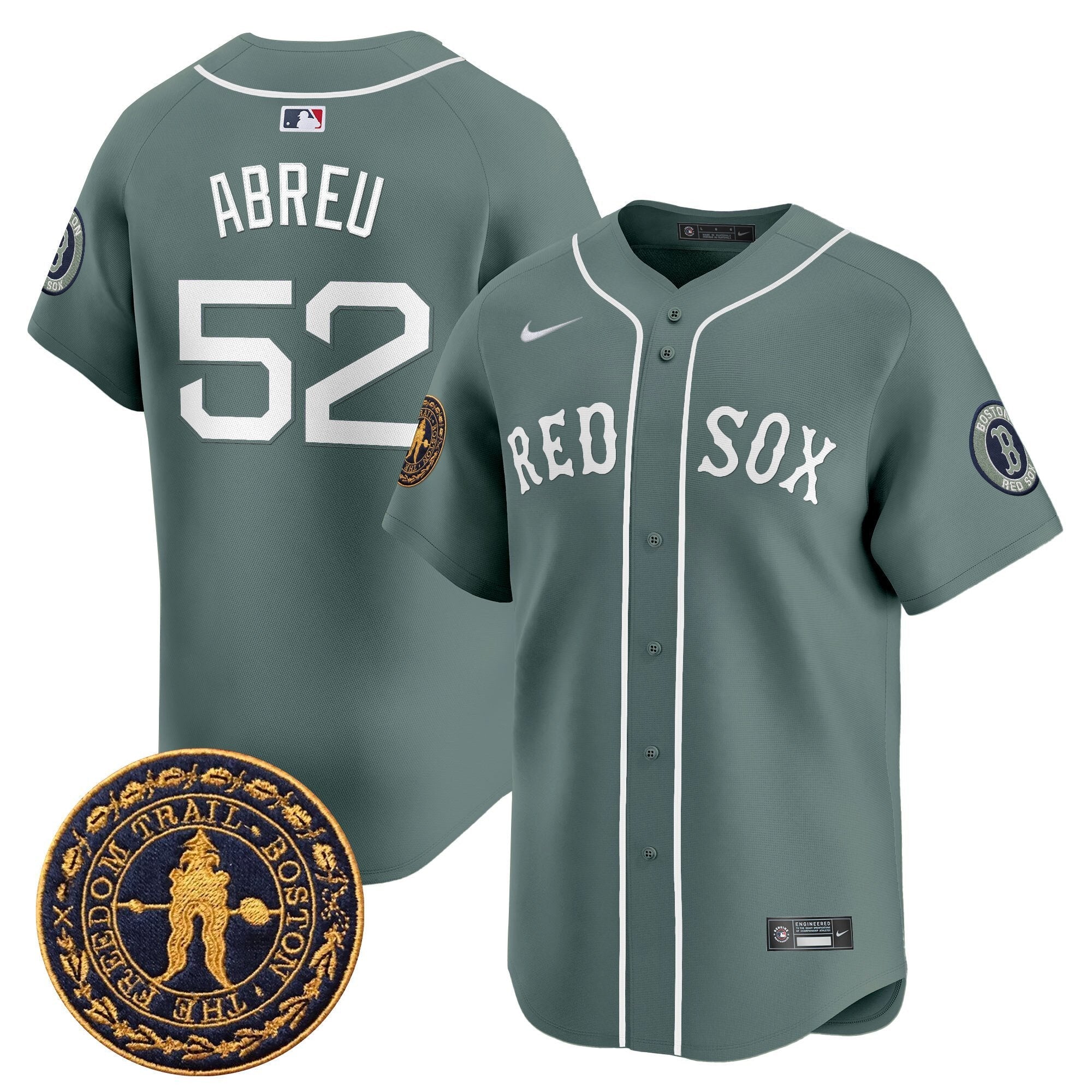 BOS Freedom Trail Patch Vapor Premier Limited Jersey - Stitched