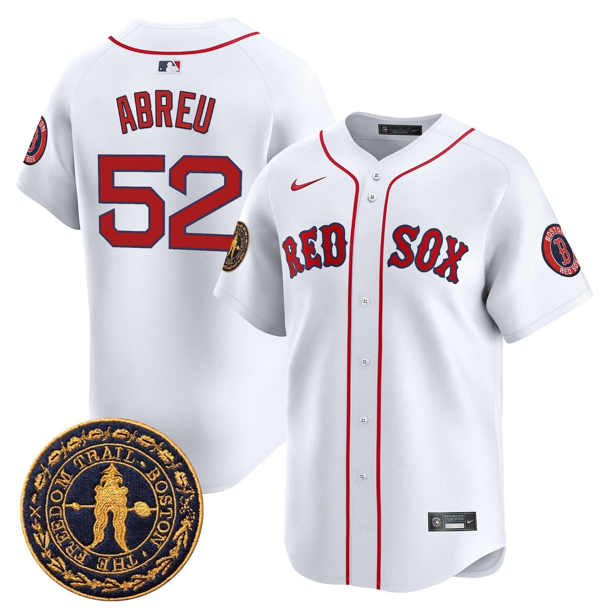 BOS Freedom Trail Patch Vapor Premier Limited Jersey - Stitched