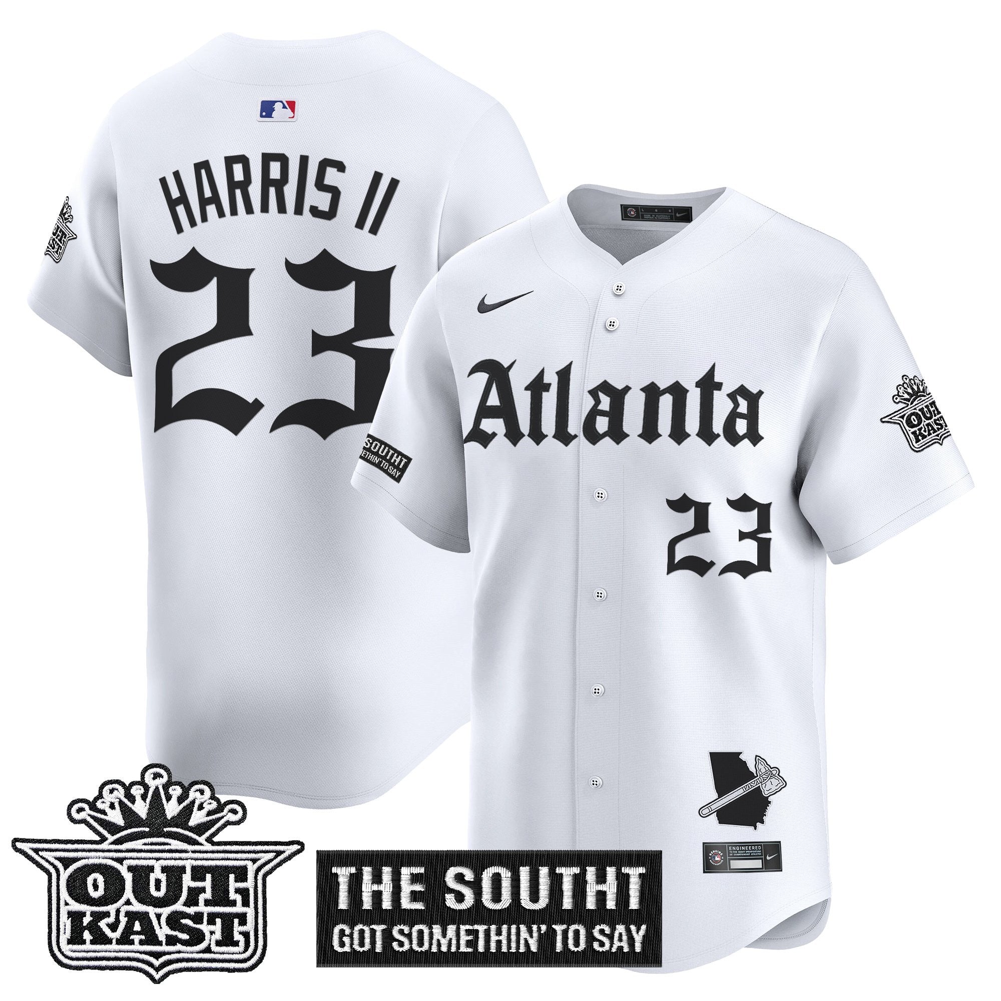 ATL 'Gothic South x Outkast Edition' Vapor Premier Limited Jersey - Stitched