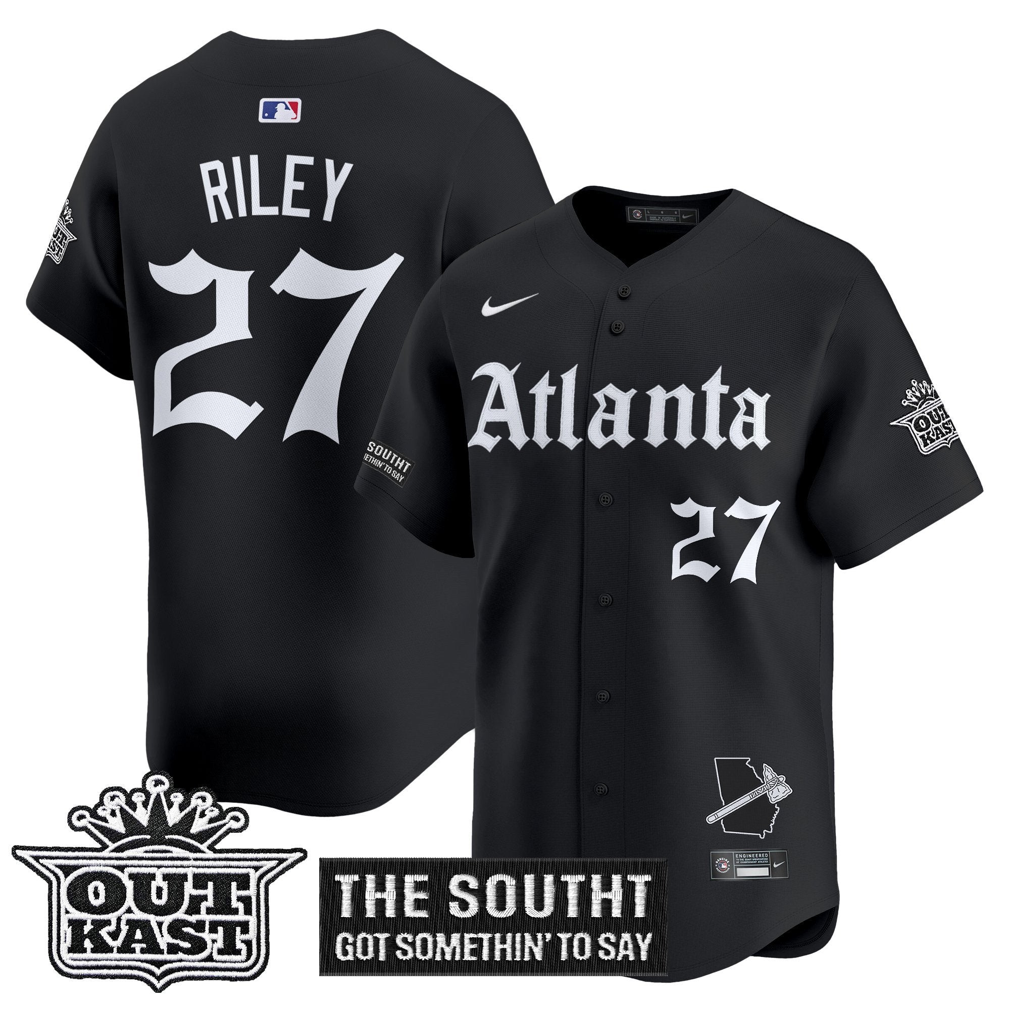 ATL 'Gothic South x Outkast Edition' Vapor Premier Limited Jersey - Stitched