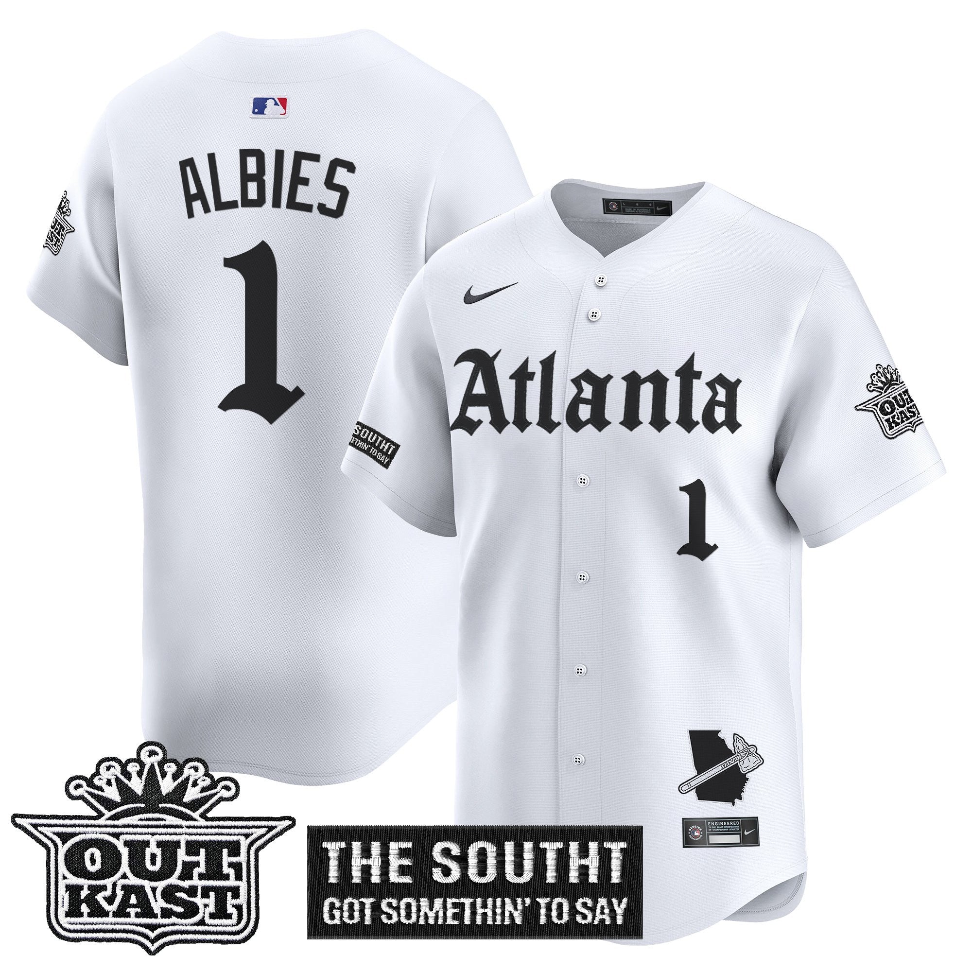 ATL 'Gothic South x Outkast Edition' Vapor Premier Limited Jersey - Stitched