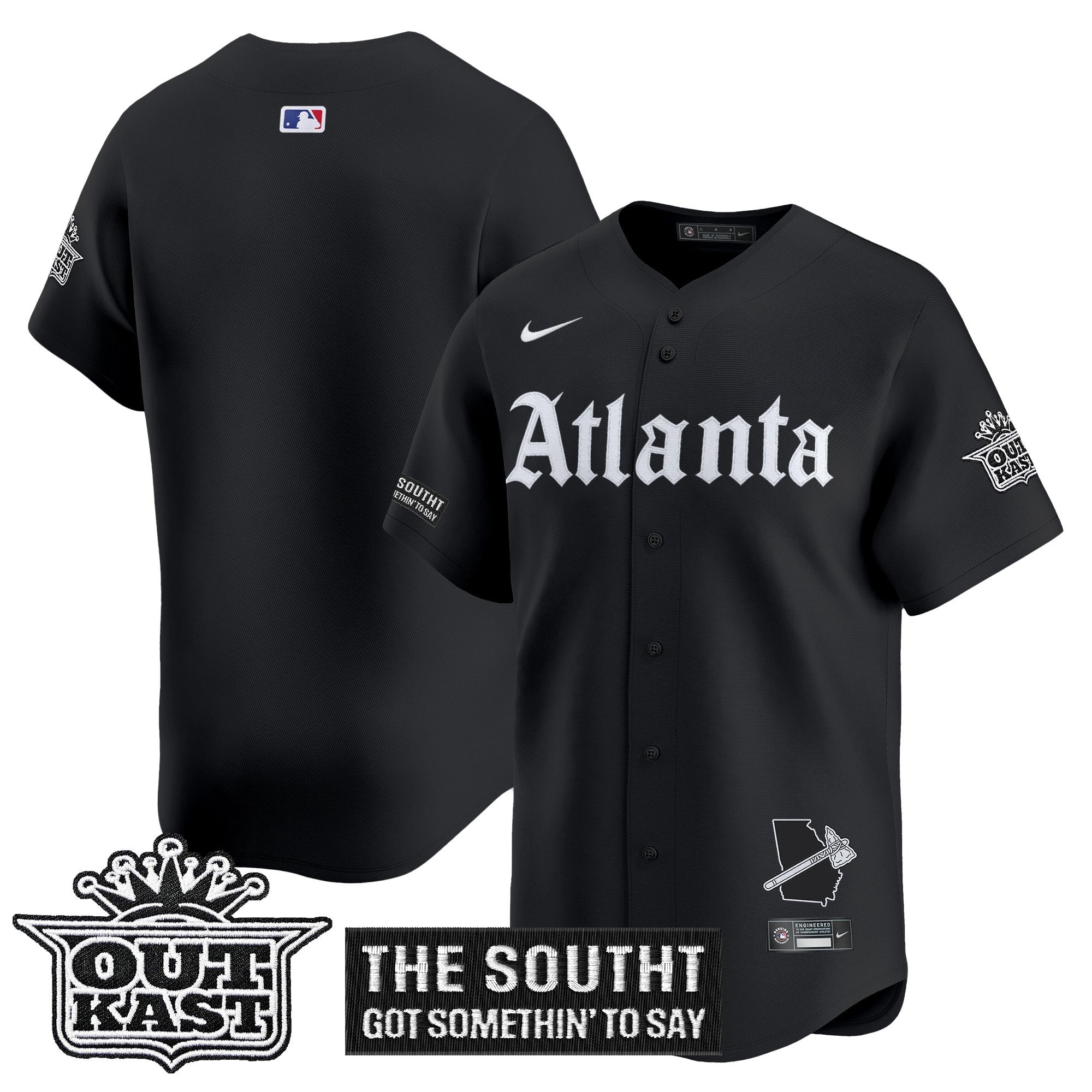 ATL 'Gothic South x Outkast Edition' Vapor Premier Limited Jersey - Stitched