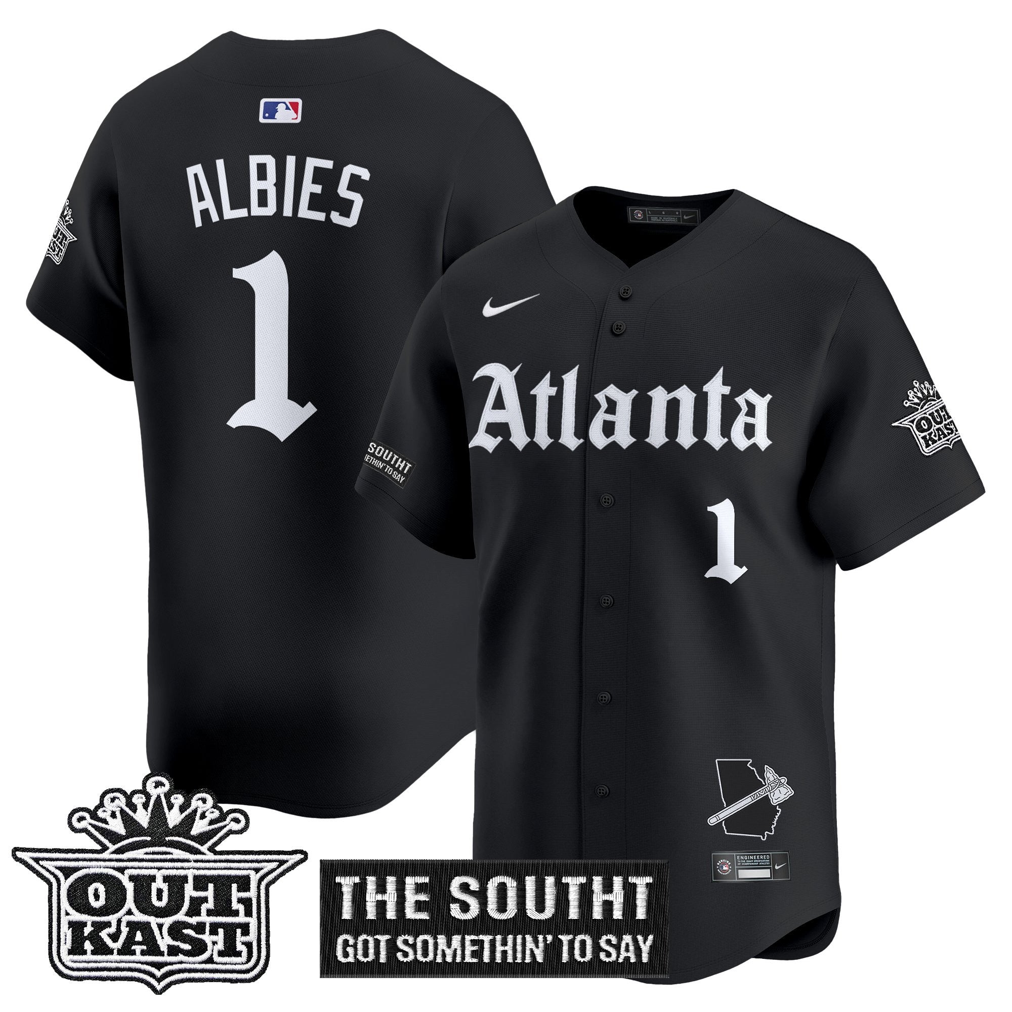 ATL 'Gothic South x Outkast Edition' Vapor Premier Limited Jersey - Stitched