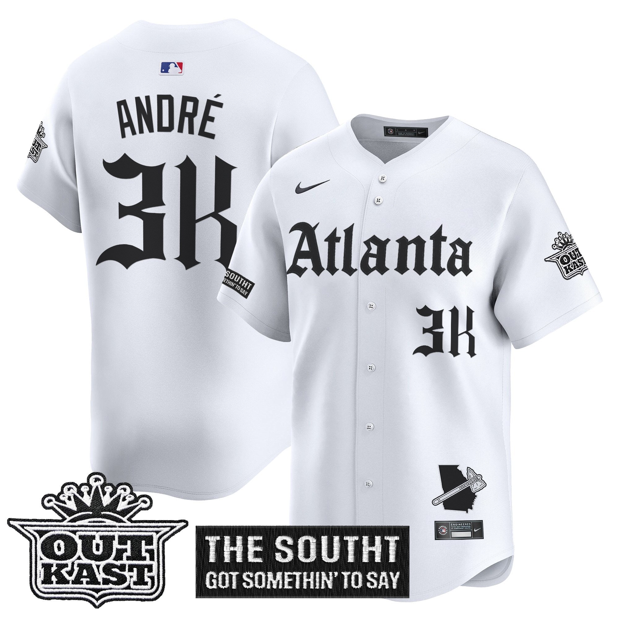 ATL 'Gothic South x Outkast Edition' Vapor Premier Limited Jersey - Stitched