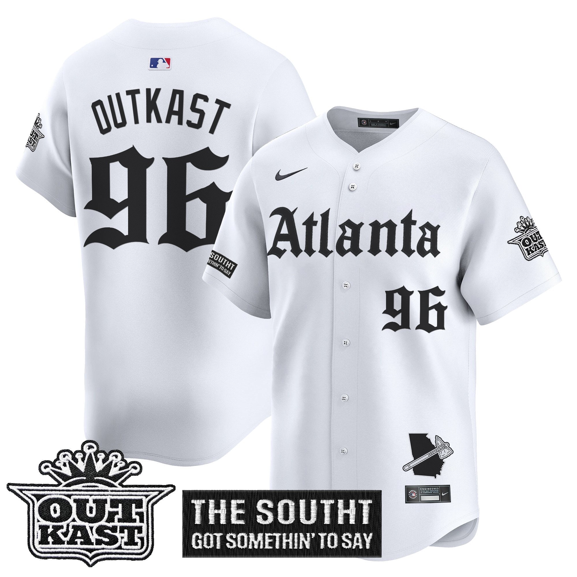 ATL 'Gothic South x Outkast Edition' Vapor Premier Limited Jersey - Stitched