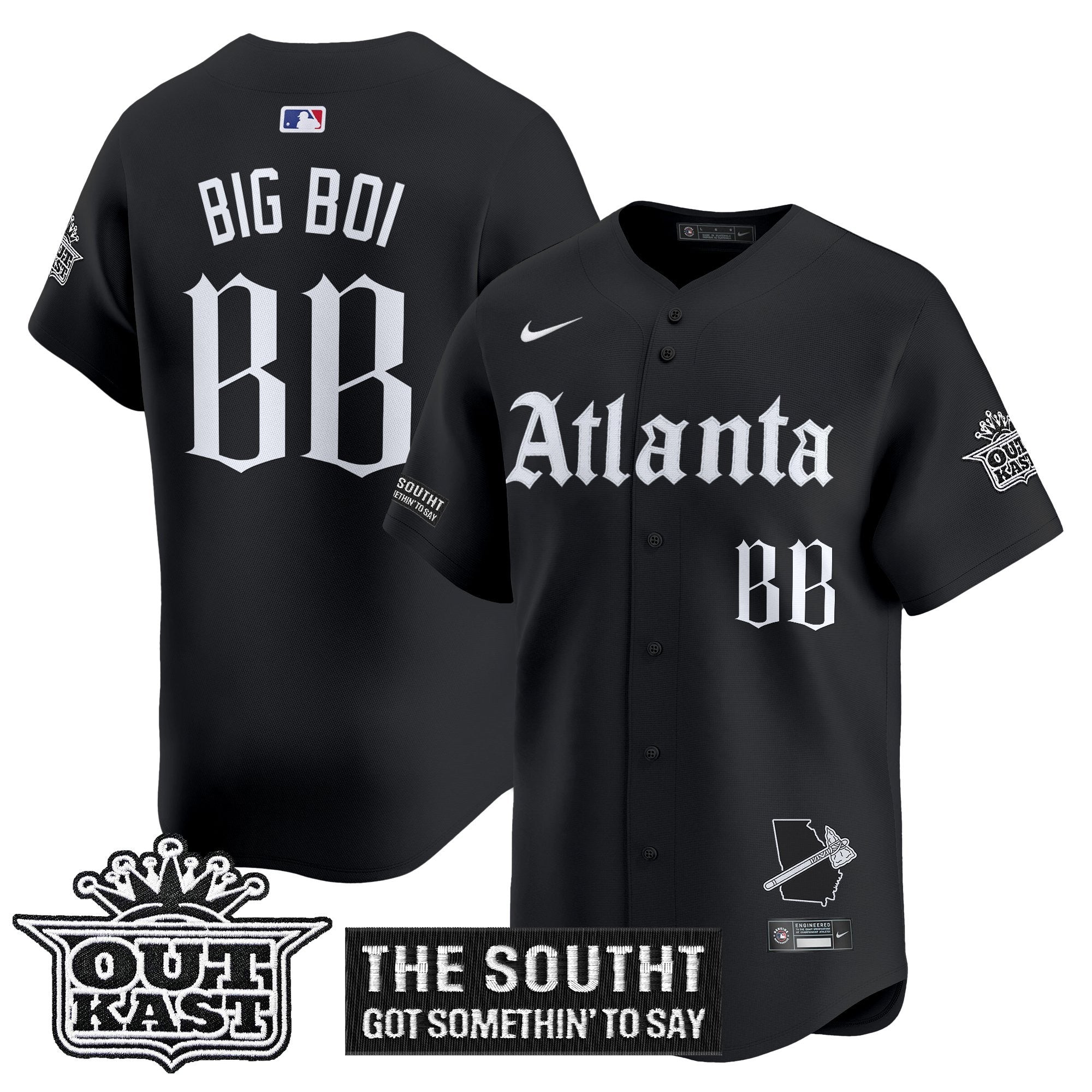 ATL 'Gothic South x Outkast Edition' Vapor Premier Limited Jersey - Stitched